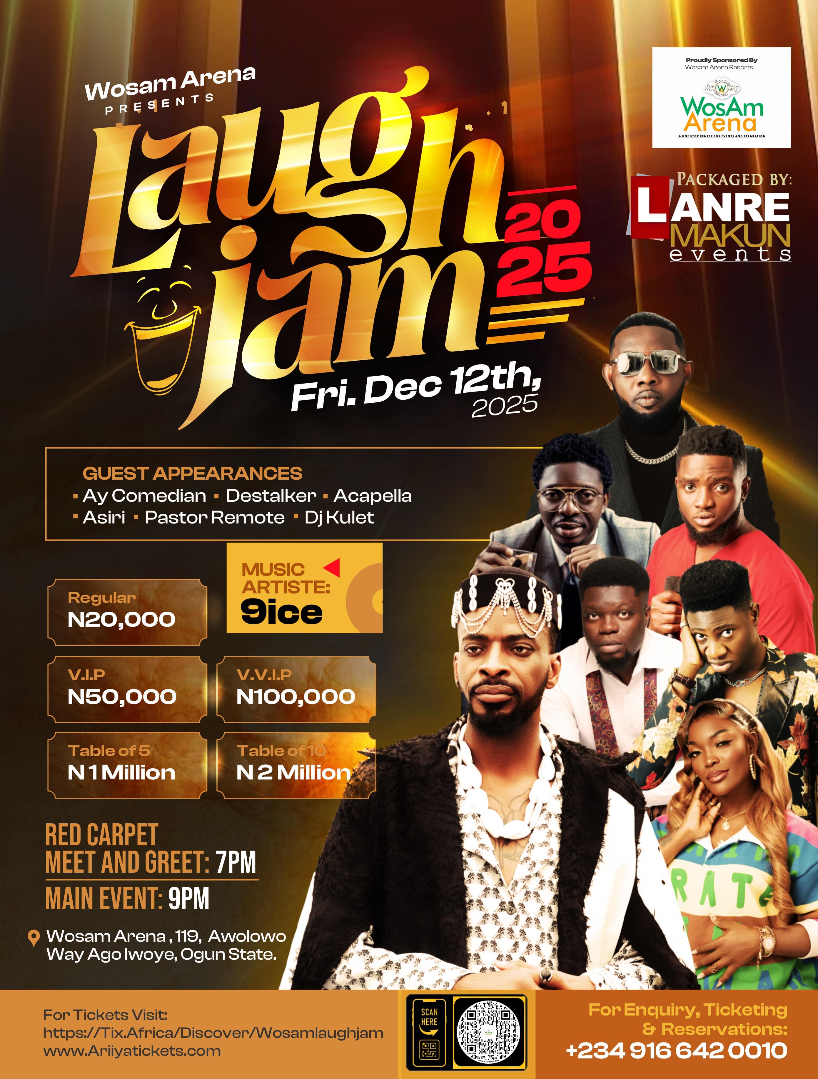 WosAm Laugh Jam 2025 Flyer
